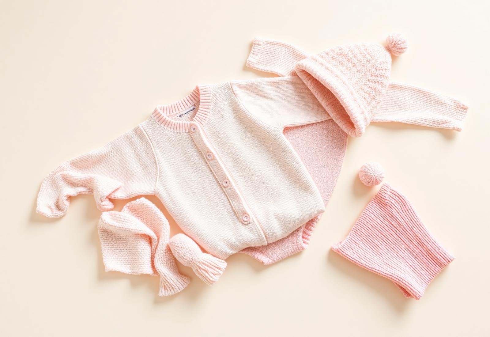 Premium knitted baby garments